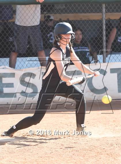 Thumbnail 3 in Phoenix Christian vs. Seligman (Chandler Prep Softball Classic) photogallery.
