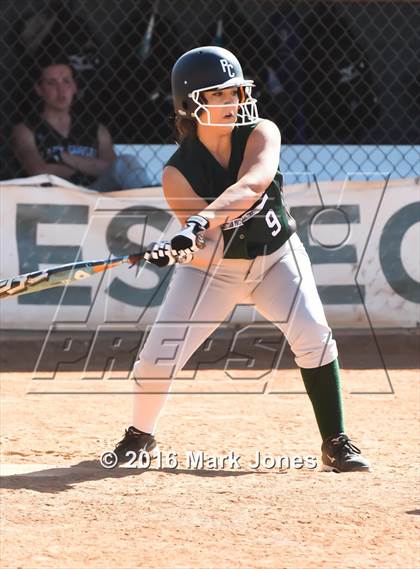 Thumbnail 2 in Phoenix Christian vs. Seligman (Chandler Prep Softball Classic) photogallery.