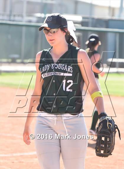 Thumbnail 3 in Phoenix Christian vs. Seligman (Chandler Prep Softball Classic) photogallery.