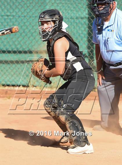 Thumbnail 2 in Phoenix Christian vs. Seligman (Chandler Prep Softball Classic) photogallery.