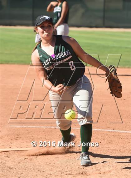 Thumbnail 3 in Phoenix Christian vs. Seligman (Chandler Prep Softball Classic) photogallery.