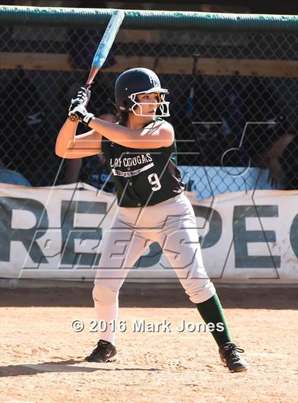 Thumbnail 3 in Phoenix Christian vs. Seligman (Chandler Prep Softball Classic) photogallery.
