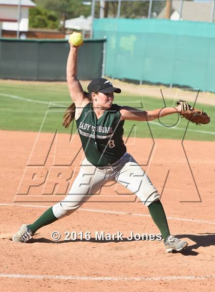 Thumbnail 3 in Phoenix Christian vs. Seligman (Chandler Prep Softball Classic) photogallery.