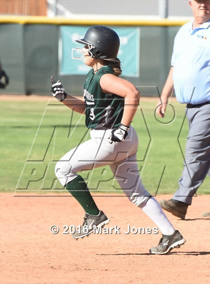 Thumbnail 3 in Phoenix Christian vs. Seligman (Chandler Prep Softball Classic) photogallery.