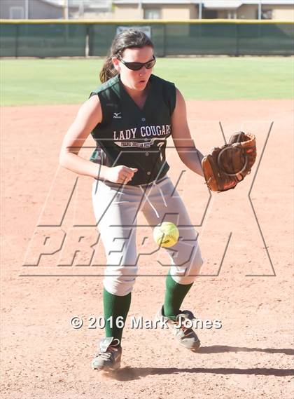 Thumbnail 3 in Phoenix Christian vs. Seligman (Chandler Prep Softball Classic) photogallery.