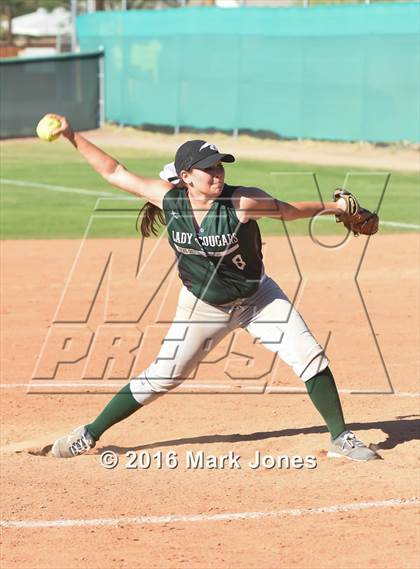 Thumbnail 2 in Phoenix Christian vs. Seligman (Chandler Prep Softball Classic) photogallery.