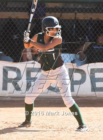 Thumbnail 1 in Phoenix Christian vs. Seligman (Chandler Prep Softball Classic) photogallery.