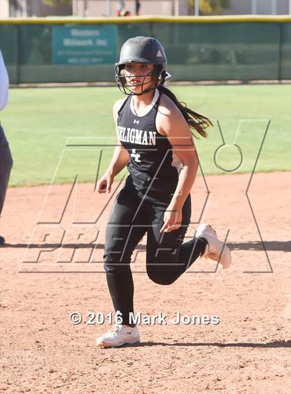 Thumbnail 2 in Phoenix Christian vs. Seligman (Chandler Prep Softball Classic) photogallery.
