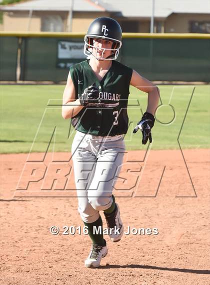 Thumbnail 2 in Phoenix Christian vs. Seligman (Chandler Prep Softball Classic) photogallery.