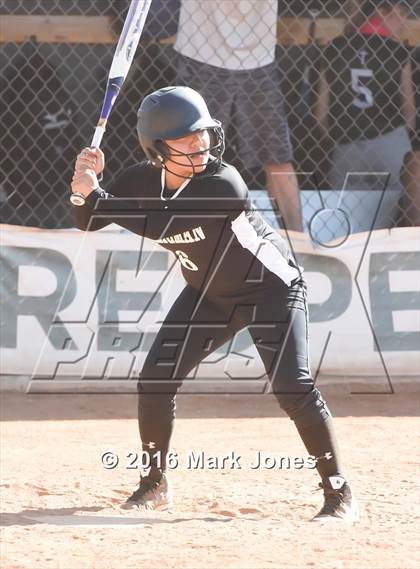 Thumbnail 1 in Phoenix Christian vs. Seligman (Chandler Prep Softball Classic) photogallery.