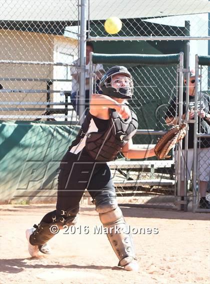 Thumbnail 3 in Phoenix Christian vs. Seligman (Chandler Prep Softball Classic) photogallery.