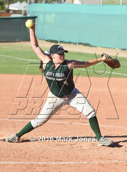 Thumbnail 2 in Phoenix Christian vs. Seligman (Chandler Prep Softball Classic) photogallery.