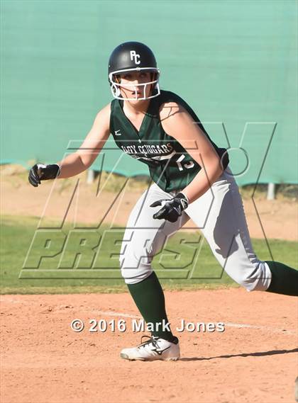 Thumbnail 3 in Phoenix Christian vs. Seligman (Chandler Prep Softball Classic) photogallery.