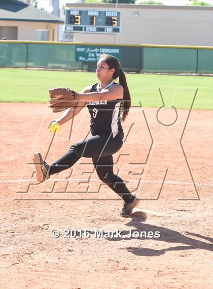 Thumbnail 3 in Phoenix Christian vs. Seligman (Chandler Prep Softball Classic) photogallery.