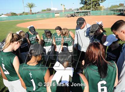 Thumbnail 2 in Phoenix Christian vs. Seligman (Chandler Prep Softball Classic) photogallery.