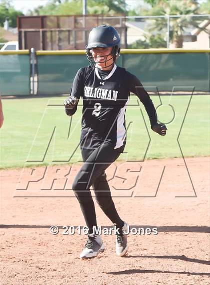 Thumbnail 3 in Phoenix Christian vs. Seligman (Chandler Prep Softball Classic) photogallery.