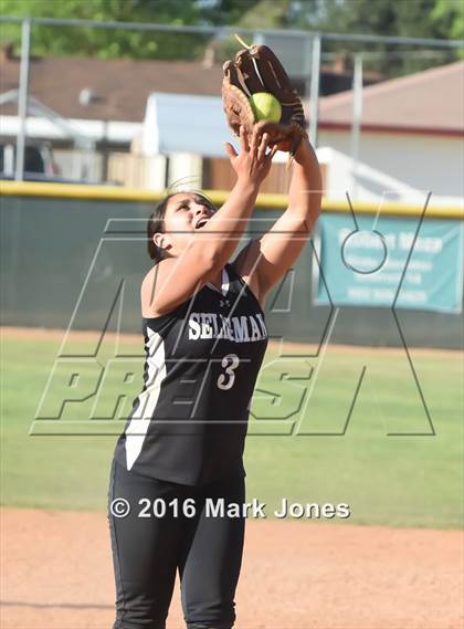 Thumbnail 3 in Phoenix Christian vs. Seligman (Chandler Prep Softball Classic) photogallery.