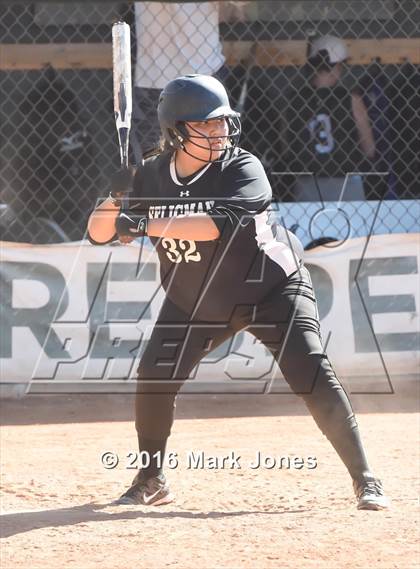 Thumbnail 2 in Phoenix Christian vs. Seligman (Chandler Prep Softball Classic) photogallery.