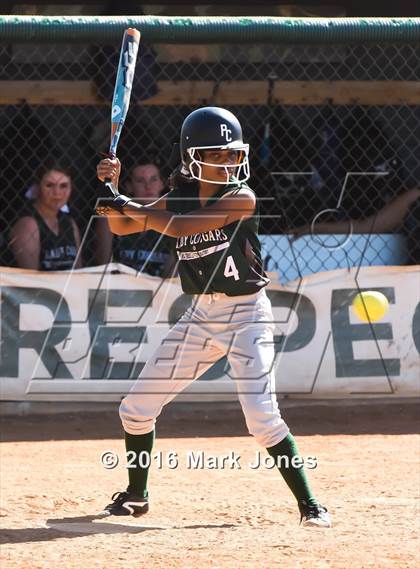 Thumbnail 2 in Phoenix Christian vs. Seligman (Chandler Prep Softball Classic) photogallery.