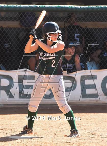 Thumbnail 2 in Phoenix Christian vs. Seligman (Chandler Prep Softball Classic) photogallery.