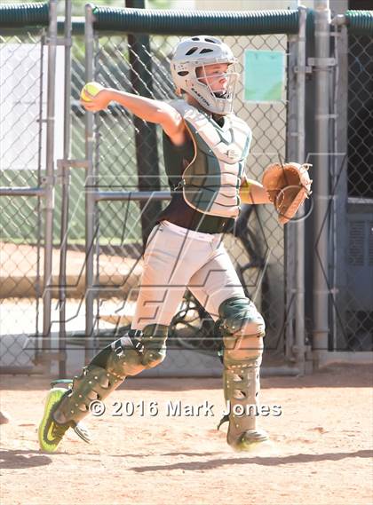 Thumbnail 3 in Phoenix Christian vs. Seligman (Chandler Prep Softball Classic) photogallery.