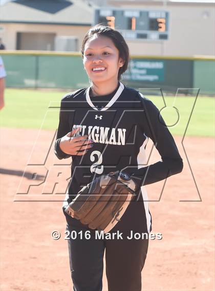 Thumbnail 3 in Phoenix Christian vs. Seligman (Chandler Prep Softball Classic) photogallery.