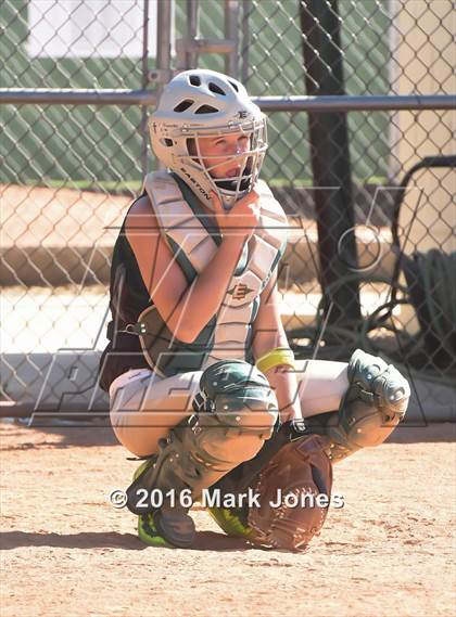 Thumbnail 3 in Phoenix Christian vs. Seligman (Chandler Prep Softball Classic) photogallery.