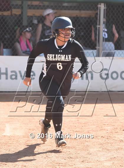 Thumbnail 3 in Phoenix Christian vs. Seligman (Chandler Prep Softball Classic) photogallery.