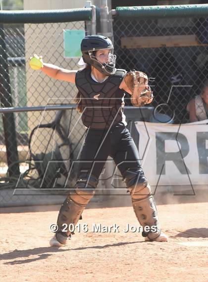 Thumbnail 3 in Phoenix Christian vs. Seligman (Chandler Prep Softball Classic) photogallery.