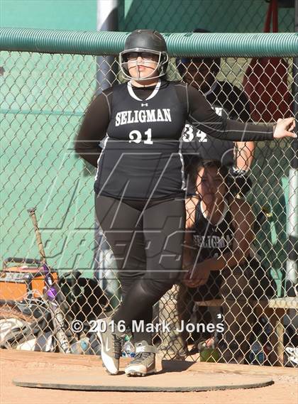 Thumbnail 3 in Phoenix Christian vs. Seligman (Chandler Prep Softball Classic) photogallery.