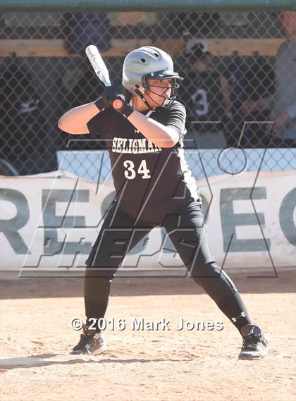Thumbnail 1 in Phoenix Christian vs. Seligman (Chandler Prep Softball Classic) photogallery.
