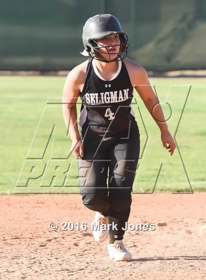 Thumbnail 3 in Phoenix Christian vs. Seligman (Chandler Prep Softball Classic) photogallery.