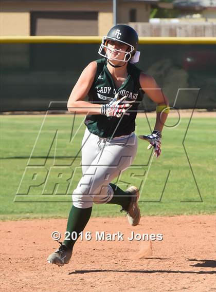Thumbnail 2 in Phoenix Christian vs. Seligman (Chandler Prep Softball Classic) photogallery.