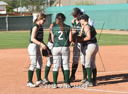 Thumbnail 2 in Phoenix Christian vs. Seligman (Chandler Prep Softball Classic) photogallery.
