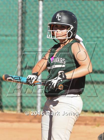 Thumbnail 3 in Phoenix Christian vs. Seligman (Chandler Prep Softball Classic) photogallery.