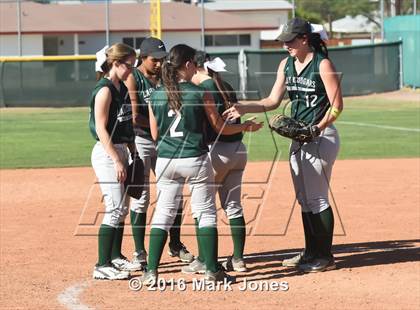 Thumbnail 3 in Phoenix Christian vs. Seligman (Chandler Prep Softball Classic) photogallery.