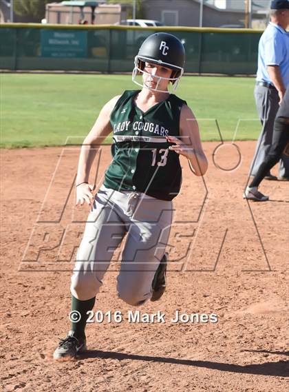 Thumbnail 2 in Phoenix Christian vs. Seligman (Chandler Prep Softball Classic) photogallery.