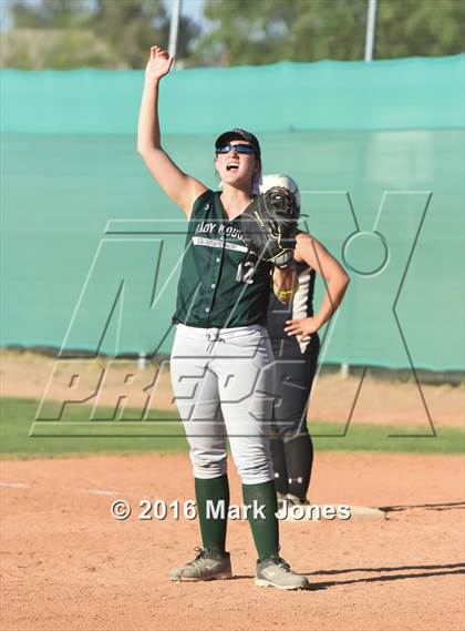Thumbnail 3 in Phoenix Christian vs. Seligman (Chandler Prep Softball Classic) photogallery.