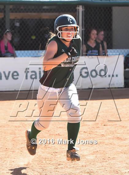 Thumbnail 2 in Phoenix Christian vs. Seligman (Chandler Prep Softball Classic) photogallery.