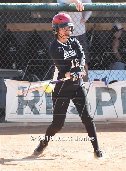 Thumbnail 3 in Phoenix Christian vs. Seligman (Chandler Prep Softball Classic) photogallery.