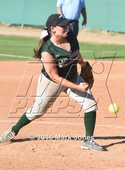 Thumbnail 3 in Phoenix Christian vs. Seligman (Chandler Prep Softball Classic) photogallery.