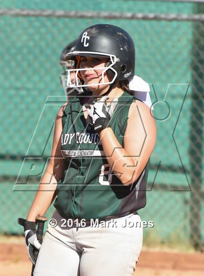 Thumbnail 2 in Phoenix Christian vs. Seligman (Chandler Prep Softball Classic) photogallery.