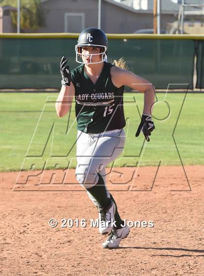 Thumbnail 2 in Phoenix Christian vs. Seligman (Chandler Prep Softball Classic) photogallery.