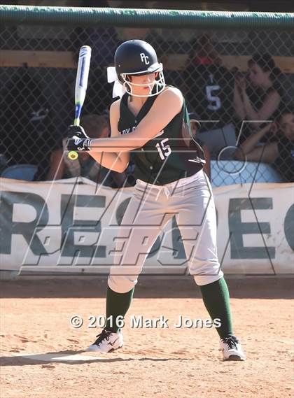 Thumbnail 2 in Phoenix Christian vs. Seligman (Chandler Prep Softball Classic) photogallery.