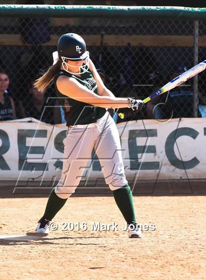 Thumbnail 2 in Phoenix Christian vs. Seligman (Chandler Prep Softball Classic) photogallery.