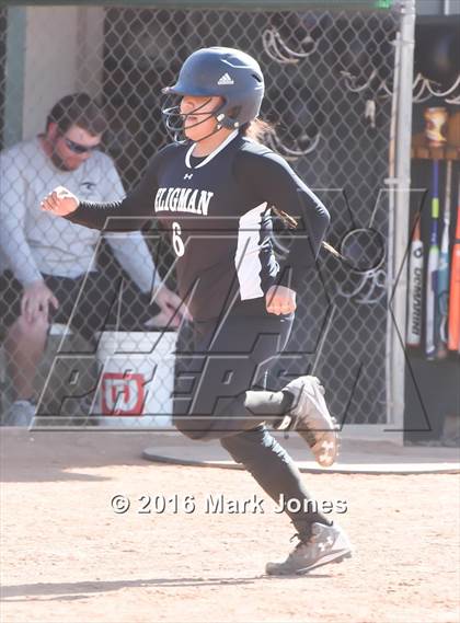 Thumbnail 3 in Phoenix Christian vs. Seligman (Chandler Prep Softball Classic) photogallery.