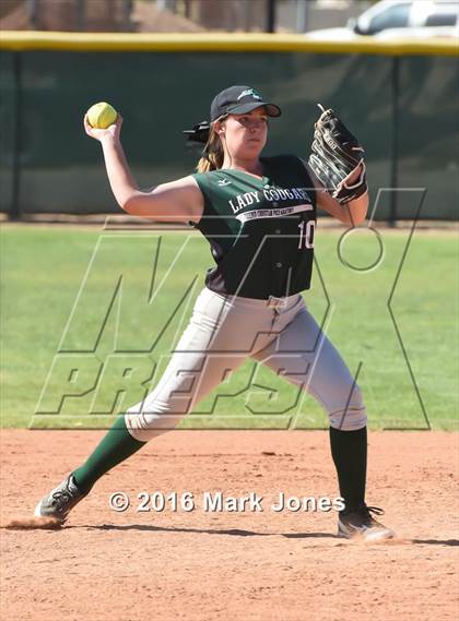 Thumbnail 1 in Phoenix Christian vs. Seligman (Chandler Prep Softball Classic) photogallery.