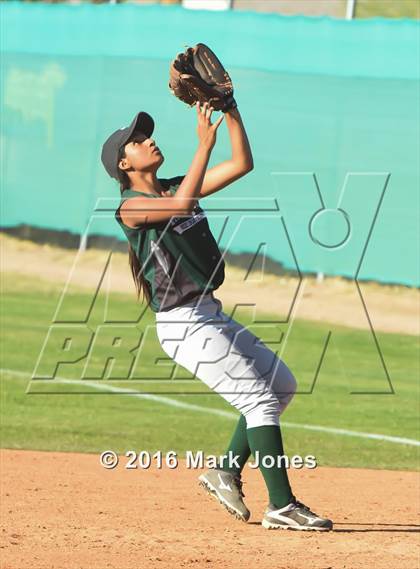 Thumbnail 2 in Phoenix Christian vs. Seligman (Chandler Prep Softball Classic) photogallery.