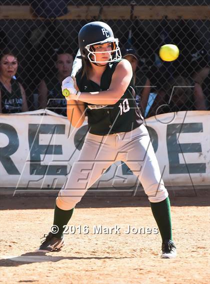 Thumbnail 3 in Phoenix Christian vs. Seligman (Chandler Prep Softball Classic) photogallery.