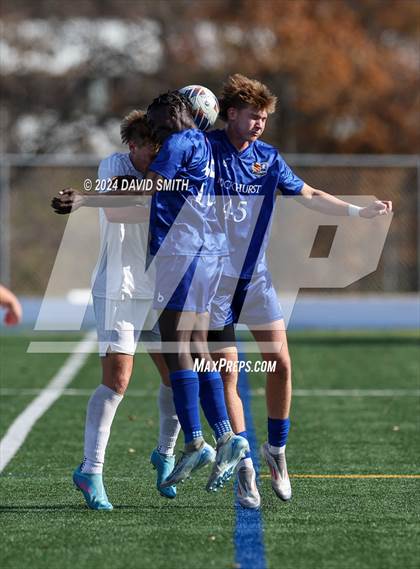 Thumbnail 2 in Glendale @ Rockhurst (MSHSAA Class 4 Quarterfinal) photogallery.